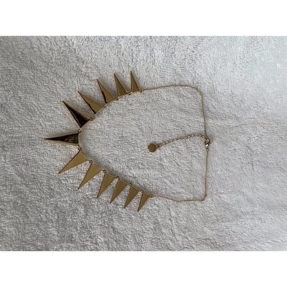 House of Harlow Echelon Collar Necklace in Gold - Picture 9 of 12